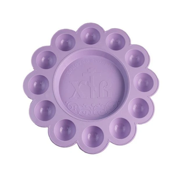 Подставка для яиц и кулича пластик (на 12шт.) №3 Пасхальная Бр.5.041 (50) Подставка для яиц и кулича пластик (на 12шт.) №3 Пасхальная Бр.5.041 (50)