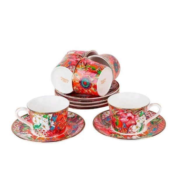 Чайный набор 12пр фарфор Secret Garden на 6 персон 200мл подар.уп. (6) Чайный набор 12пр фарфор Secret Garden на 6 персон 200мл подар.уп. (6)
