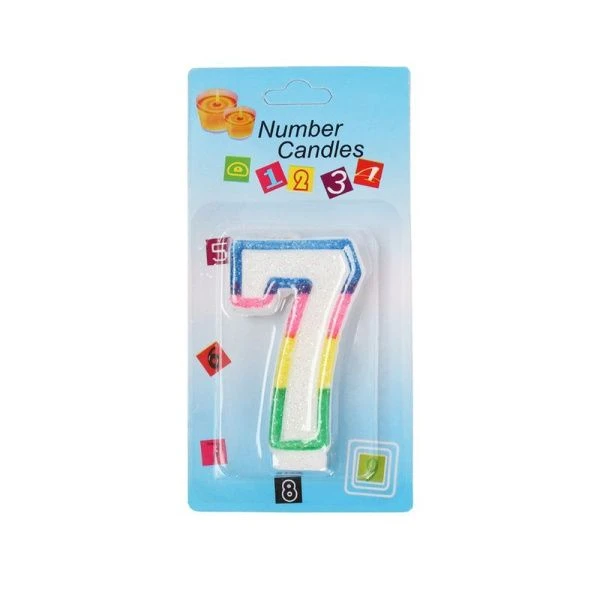 Свеча в торт парафин Цифра 7 KL-1 (12/900) Свеча в торт парафин Цифра 7 KL-1 (12/900)