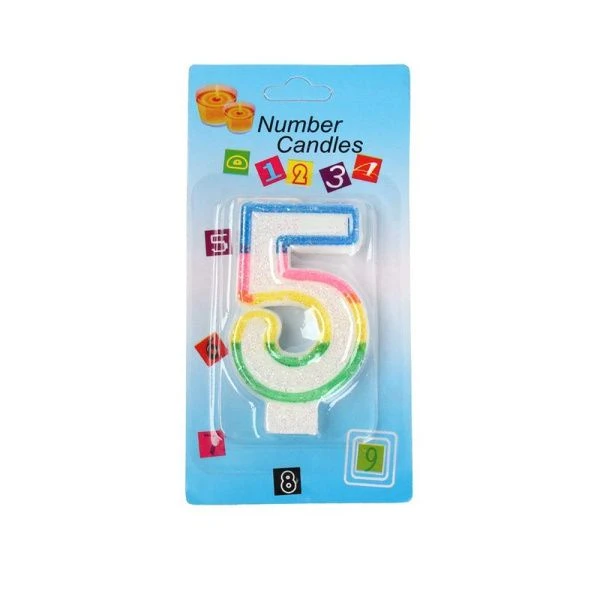 Свеча в торт парафин Цифра 5 KL-1 (12/900) Свеча в торт парафин Цифра 5 KL-1 (12/900)