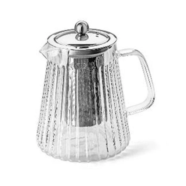 Чайник заварочный стекло 950мл с мет.ситом Costolette CST-950 (12) Чайник заварочный стекло 950мл с мет.ситом Costolette CST-950 (12)