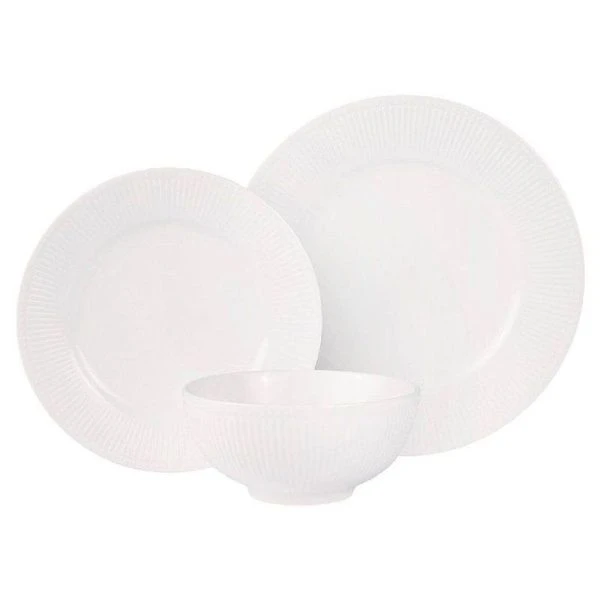 Столовый набор 12пр на 4 персоны фарфор Белый шоколад (2) Столовый набор 12пр на 4 персоны фарфор Белый шоколад (2)