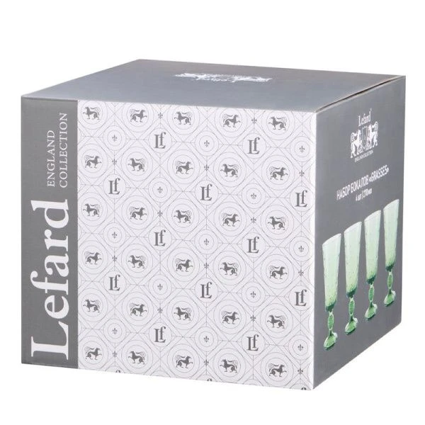 Бокалы набор 4шт 270мл 16см стекло GRASSES (6) Бокалы набор 4шт 270мл 16см стекло GRASSES (6)