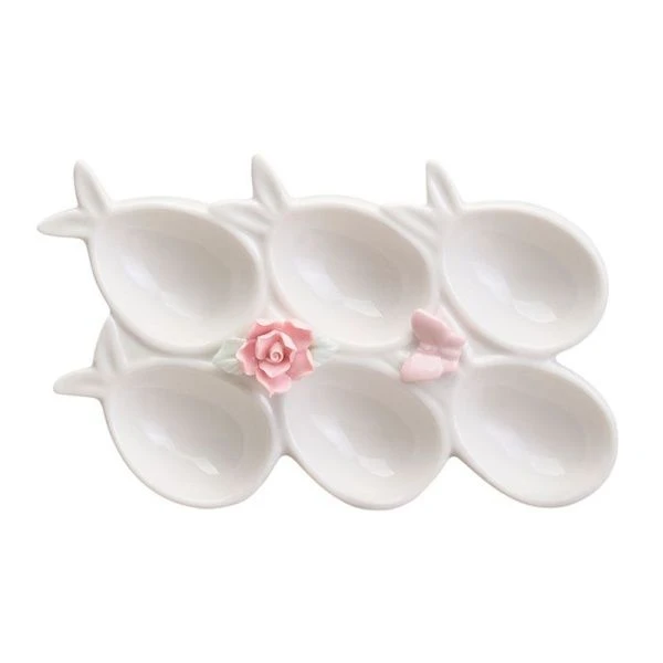 Подставка для яиц (на 6шт) 19,3*12,5*3,7см фарфор (54) Подставка для яиц (на 6шт) 19,3*12,5*3,7см фарфор (54)