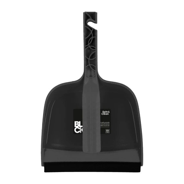Щетка-сметка 8*19,5*29,8см пластик SРin&Clean Black с совком c кромкой (16) Щетка-сметка 8*19,5*29,8см пластик SРin&Clean Black с совком c кромкой (16)