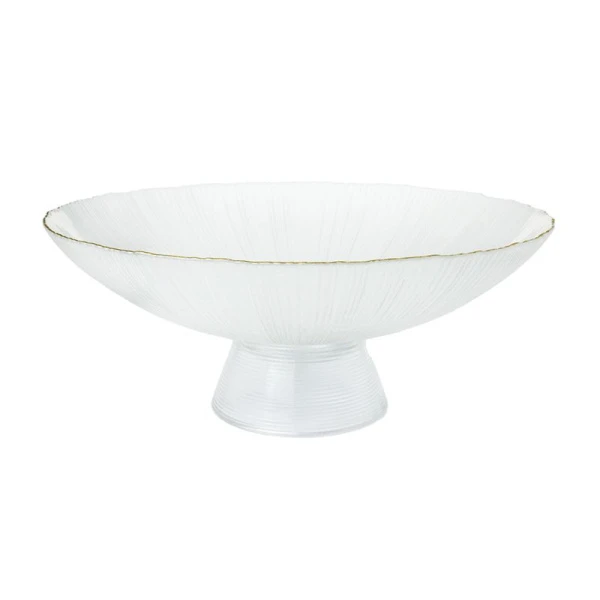 Фруктовница 14*33*12,5см стекло прозрачная на ножке JC-15921 (6) Фруктовница 14*33*12,5см стекло прозрачная на ножке JC-15921 (6)