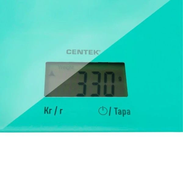 Весы кухонные электронные стекло 5кг Centek CT-2481 15*20,5см, LCD ментол/мята (12) Весы кухонные электронные стекло 5кг Centek CT-2481 15*20,5см, LCD ментол/мята (12)