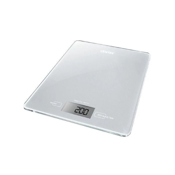 Весы кухонные электронные стекло 5кг Centek CT-2462 19*20см, LCD серебристый (12/24) Весы кухонные электронные стекло 5кг Centek CT-2462 19*20см, LCD серебристый (12/24)