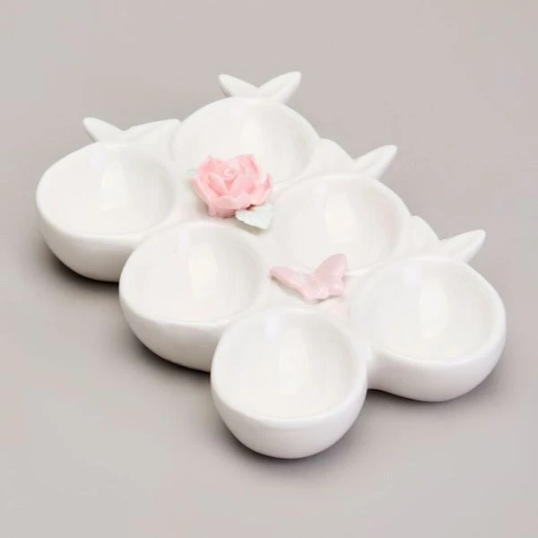 Подставка для яиц (на 6шт) 19,3*12,5*3,7см фарфор (54) Подставка для яиц (на 6шт) 19,3*12,5*3,7см фарфор (54)