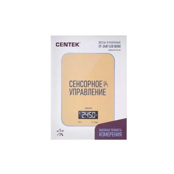 Весы кухонные электронные стекло 5кг Centek CT-2482 18*18см, LCD белые (12) Весы кухонные электронные стекло 5кг Centek CT-2482 18*18см, LCD белые (12)