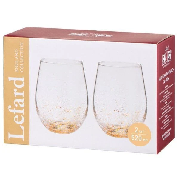 Стаканы набор 2шт 520мл стекло Sparkles (12) Стаканы набор 2шт 520мл стекло Sparkles (12)