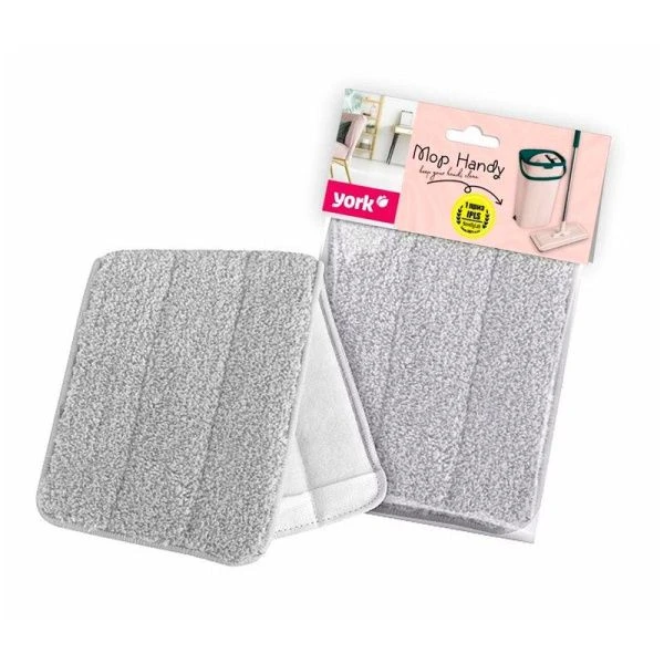 Насадка для швабры плоская микрофибра Хэнди YORK (30) Насадка для швабры плоская микрофибра Хэнди YORK (30)